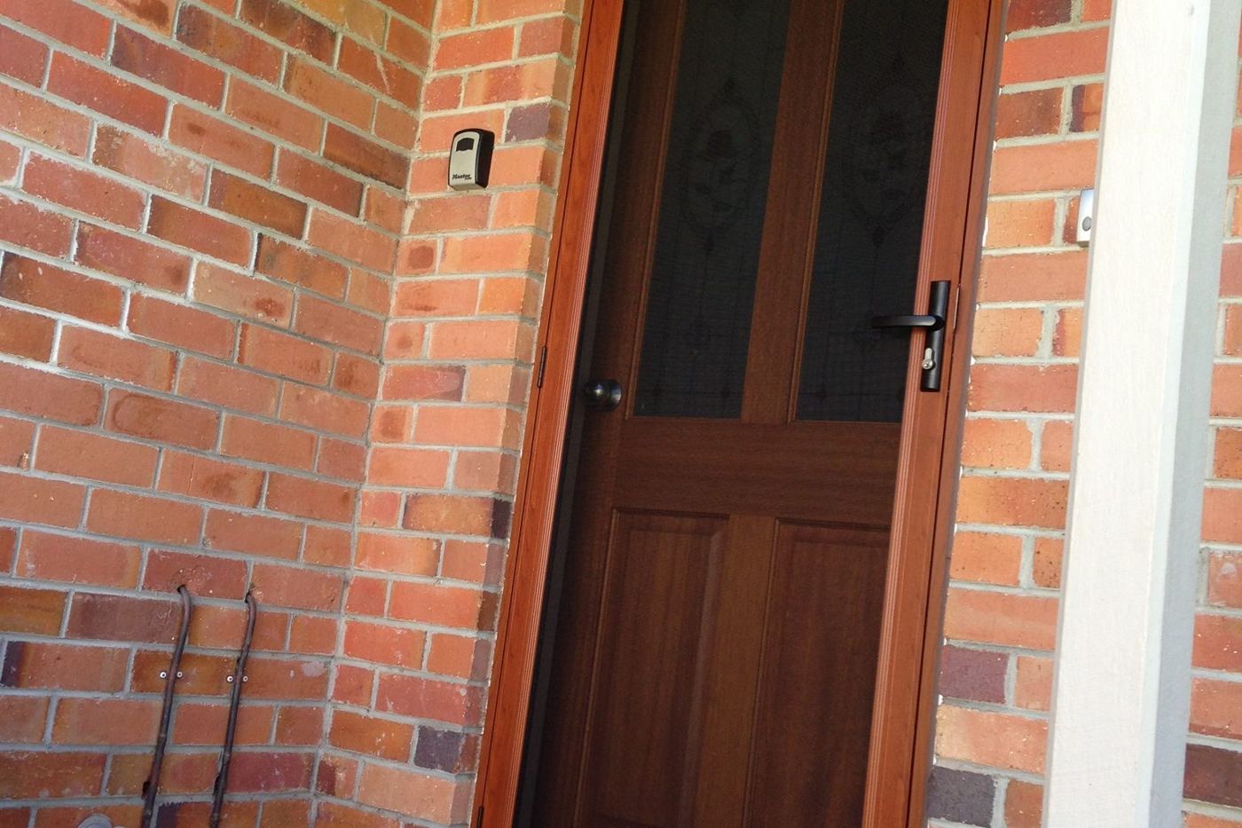 Timber screen door